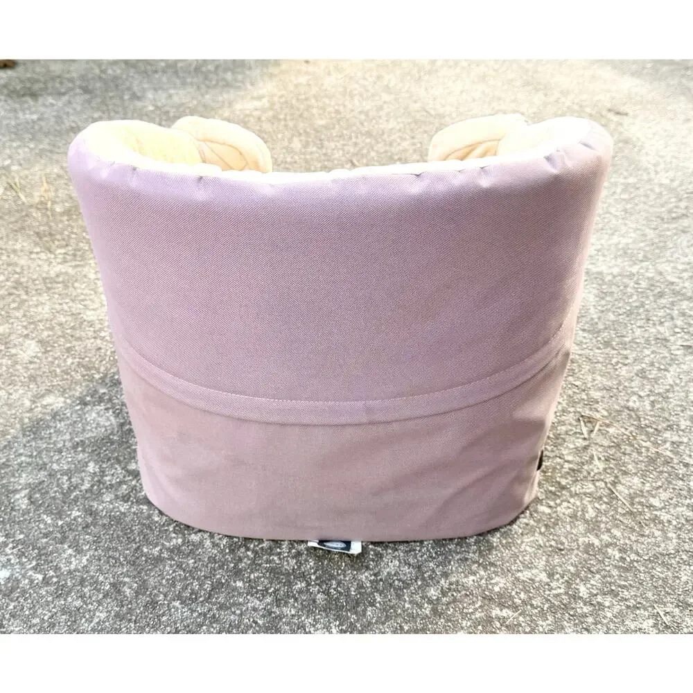 K&H Pet Products Cozy Dog / Cat Booster Car Seat – Neutral Tan & Beige